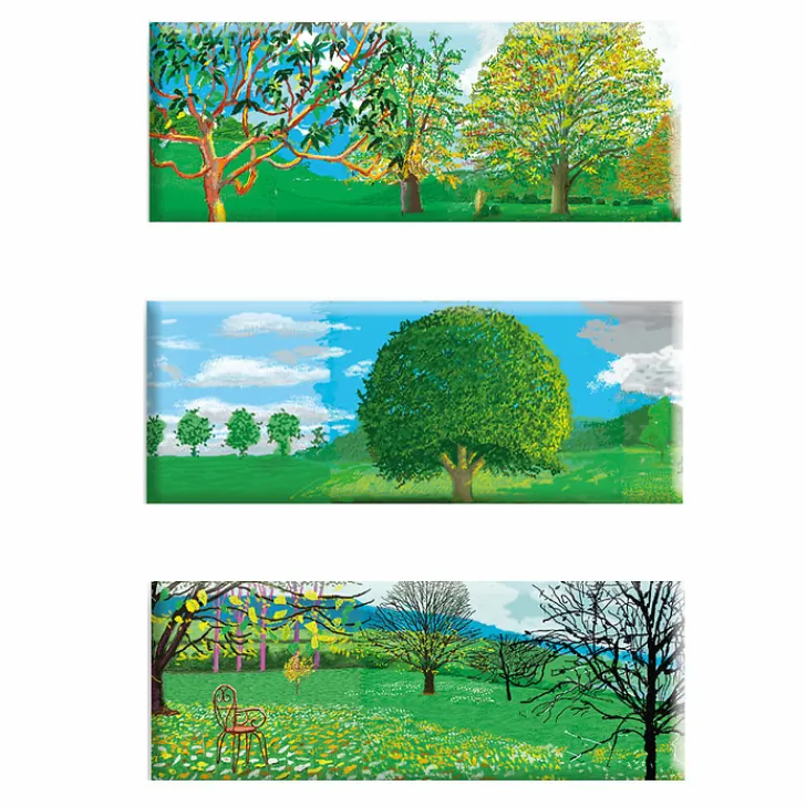 Hot Boutiques de musées Magnet David Hockney - A year in Normandie, 2020, 2021