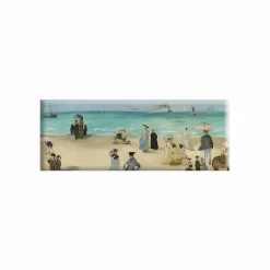 Clearance Boutiques de musées Magnet Édouard Manet - Sur la plage de Boulogne, 1868