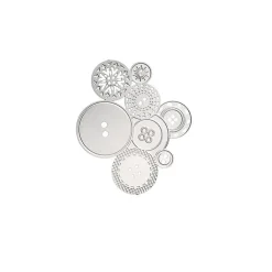 Clearance Boutiques de musées Magnet en métal Boutons - tout simplement,