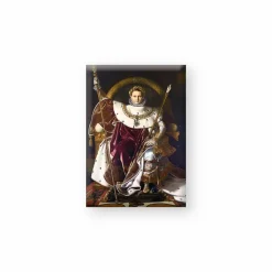 Boutiques de musées Magnets-Magnet Jean Auguste Dominique Ingres - Napoléon Ier sur le trône impérial