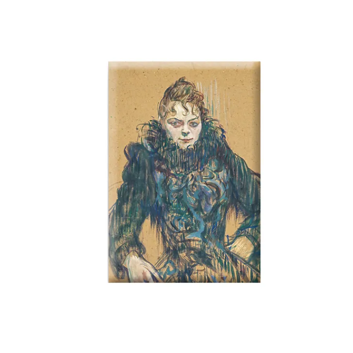 Outlet Boutiques de musées Magnet Lautrec Femme au boa noir