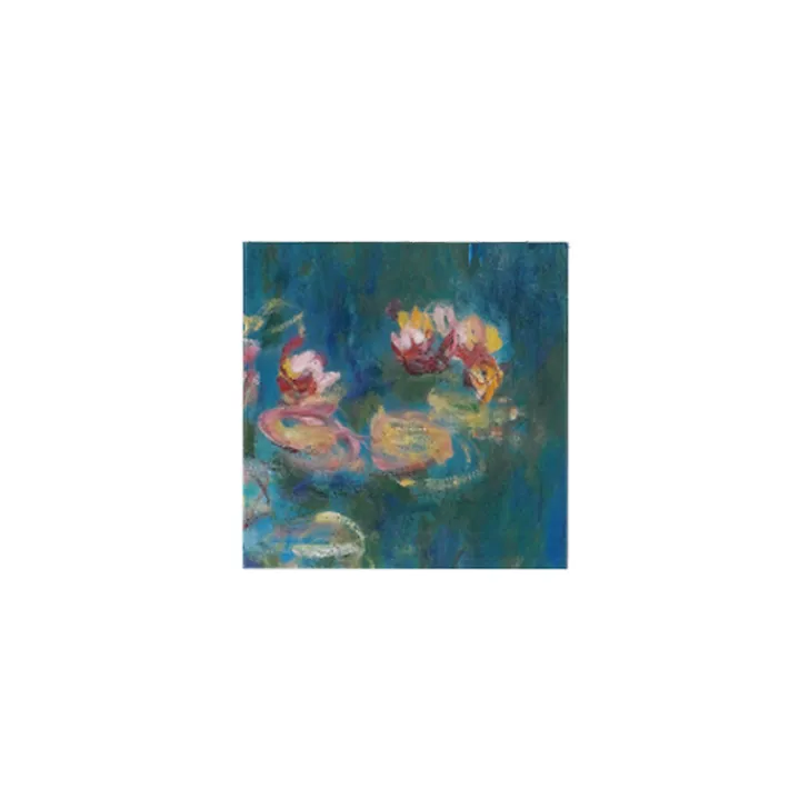Boutiques de musées Magnets-Magnet les nymphéas aux reflets verts de Claude Monet.