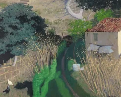 Boutiques de musées Toiles Encadrées|Toiles Sur Châssis-Maison et roseaux (toiles encadrées)