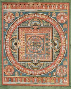 Boutiques de musées Toiles Encadrées|Affiches D'Art-Mandala de Vairocana, sous son aspect Sarvavid (toiles encadrées)