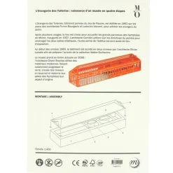 New Boutiques de musées Maquette laser Musée de l'Orangerie - Orange