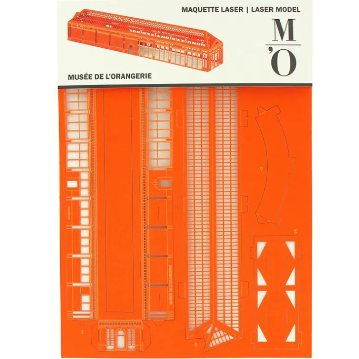 New Boutiques de musées Maquette laser Musée de l'Orangerie - Orange
