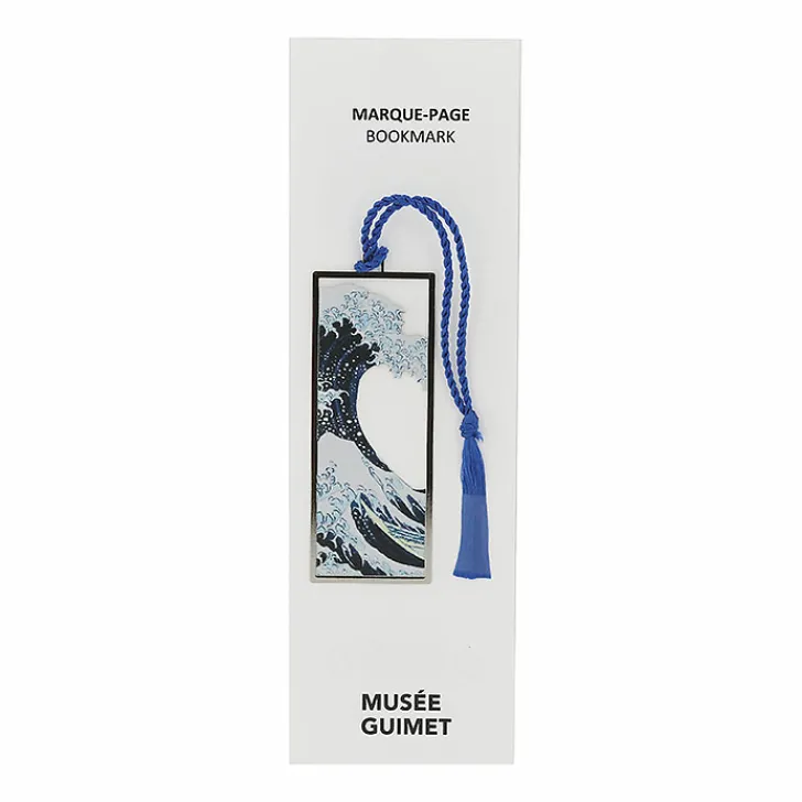 Outlet Boutiques de musées Marque-page en métal avec ruban Katsushika Hokusai - La vague