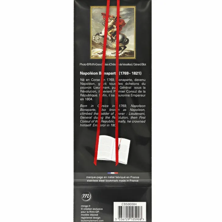 Boutiques de musées Cartes Et Marques Pages-Marque-page en métal Napoléon
