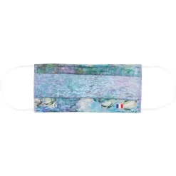 Boutiques de musées Masques Réutilisables-Masque réutilisable en tissu Monet - Les Nymphéas Matin