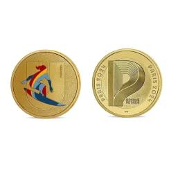 Clearance Boutiques de musées Médaillon Jeux Olympiques et Paralympiques de Paris 2024 - Alphabet Sport U - Surf