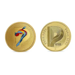 Discount Boutiques de musées Médaillon Jeux Olympiques et Paralympiques de Paris 2024 - Alphabet Sport P - Plongeon