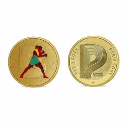 Boutiques de musées Médailles Et Monnaies-Médaillon Jeux Olympiques et Paralympiques de Paris 2024 - Alphabet Sport B - Boxe