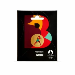 Boutiques de musées Médailles Et Monnaies-Médaillon Jeux Olympiques et Paralympiques de Paris 2024 - Alphabet Sport B - Boxe