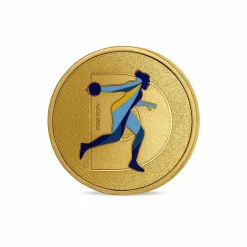 Boutiques de musées Médailles Et Monnaies-Médaillon Jeux Olympiques et Paralympiques de Paris 2024 - Alphabet Sport D - Lancer de disque