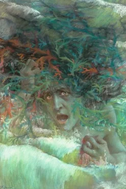 Boutiques de musées Méduse, dit aussi Vague furieuse (détail) (panneaux aluminium)