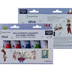 New Boutiques de musées Mes premières gouaches aux doigts lavables - Simon Superlapin - Musée d'Orsay