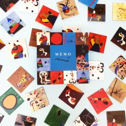New Boutiques de musées Mémo Miró - Jeu de mémoire 60 cartes