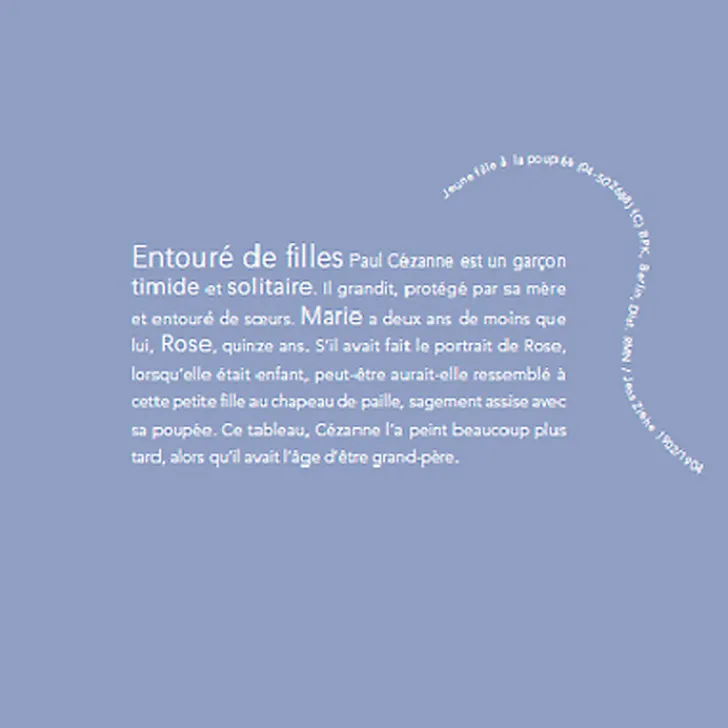 Boutiques de musées Livres Jeunesse-Mon petit Cézanne