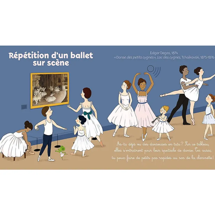 Boutiques de musées Livres Jeunesse-Mon petit musée d'Orsay en musique