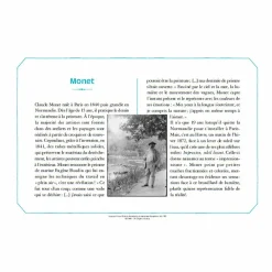 Boutiques de musées Loisirs Créatifs|Livres Jeunesse-Monet - Cahier de dessin animé