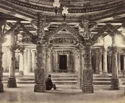 Boutiques de musées Panneaux Aluminium|Panneaux Acryliques-Mont Abu. Delwara, temple de Vimala Vasahi, 1870 (panneaux aluminium)