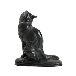 Online Boutiques de musées Moulage Chat assis Emmanuel Fremiet
