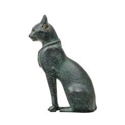 Discount Boutiques de musées Moulage Chatte Bastet aux boucles d'oreilles