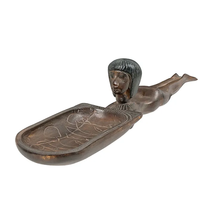 Boutiques de musées Antiquités Orientales Et Égyptiennes-Moulage Cuillère à la nageuse (avec socle)