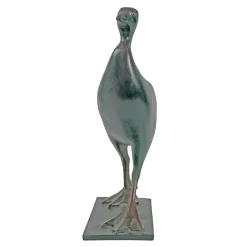 Boutiques de musées Art Européen-Moulage Foulque patine verte François Pompon