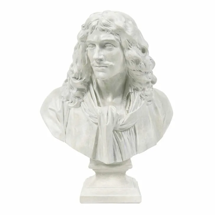 Boutiques de musées Art Européen-Moulage Petit buste de Jean-Baptiste Poquelin, dit Molière - Jean Antoine Houdon