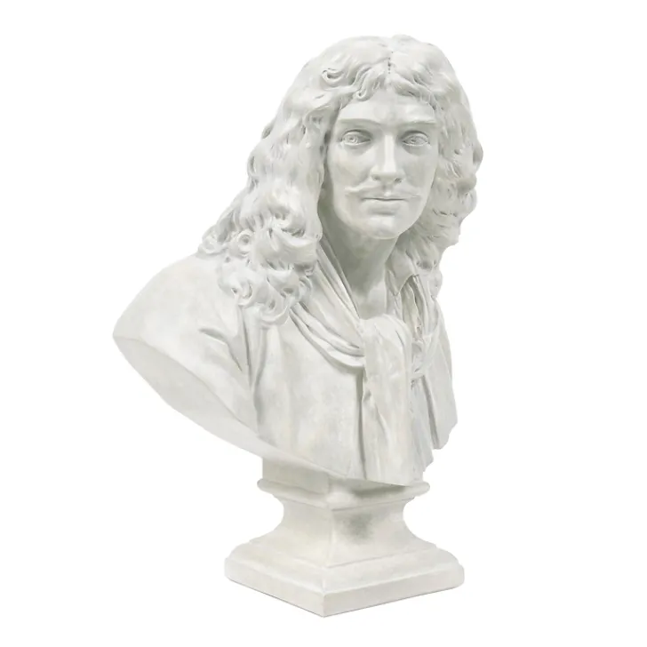 Boutiques de musées Art Européen-Moulage Petit buste de Jean-Baptiste Poquelin, dit Molière - Jean Antoine Houdon