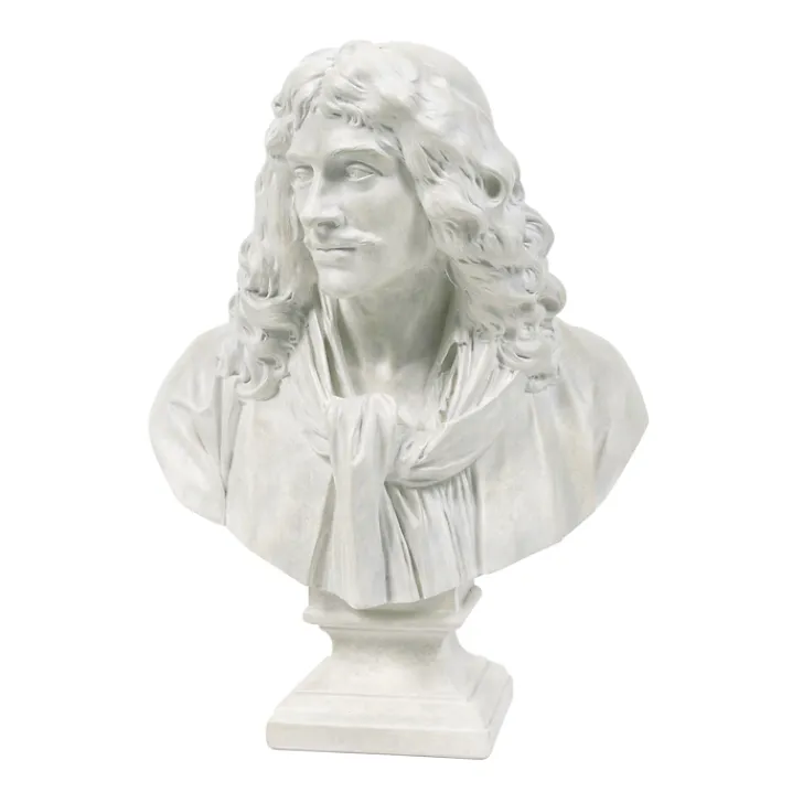 Boutiques de musées Art Européen-Moulage Petit buste de Jean-Baptiste Poquelin, dit Molière - Jean Antoine Houdon
