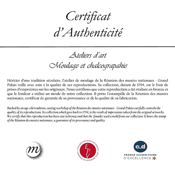 Online Boutiques de musées Moulage Vénus de Grimaldi dite le Losange