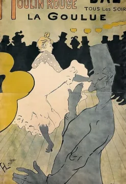 Sale Boutiques de musées Moulin Rouge, bal tous les soirs, la Goulue (panneaux aluminium)