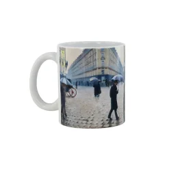 Boutiques de musées Art De La Table-Mug Gustave Caillebotte - Rue de Paris, temps de pluie