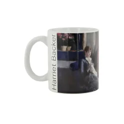 Outlet Boutiques de musées Mug Harriet Backer - Intérieur bleu