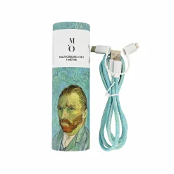 Online Boutiques de musées Multicâbles 3 en 1 - 1 mètre Vincent van Gogh - Portrait de l'artiste