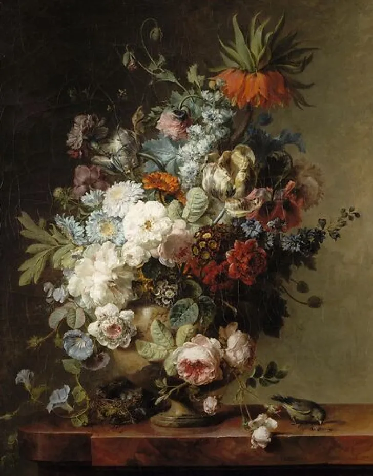 Boutiques de musées Panneaux Aluminium|Toiles Sur Châssis-Nature morte aux fleurs (panneaux aluminium)