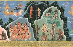 Online Boutiques de musées Nemi Jataka (détail) (panneaux acryliques)