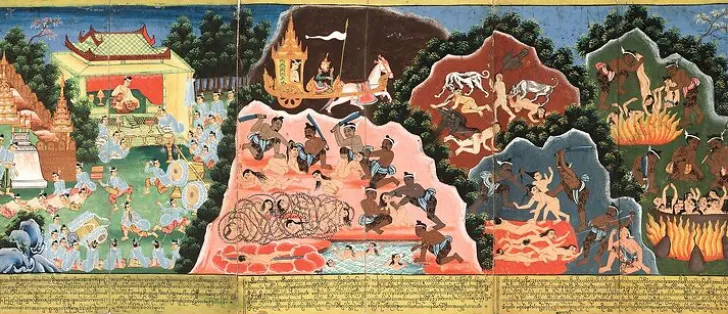 Sale Boutiques de musées Nemi Jataka (détail) (toiles encadrées)