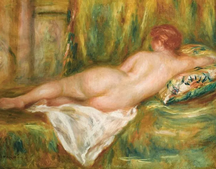 New Boutiques de musées Nu couché vu de dos (détail) (panneaux aluminium)