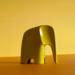 Boutiques de musées Design|Art De La Maison-Olifant - Éléphant en porcelaine - Jaune soleil - Caussa