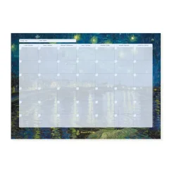 Boutiques de musées Calendriers Et Agendas-Organiseur Mensuel Vincent van Gogh - La Nuit étoilée, 1888