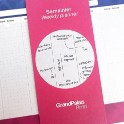 Boutiques de musées Calendriers Et Agendas-Organiseur Semainier Logo Grand Palais