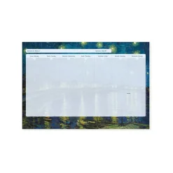 Boutiques de musées Calendriers Et Agendas-Organiseur Semainier Vincent van Gogh - La Nuit étoilée, 1888