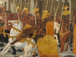 Outlet Boutiques de musées Panneau de cassone : combat de cavalerie sous les murs de Troie II/II (panneaux acryliques)