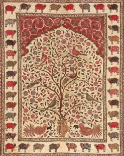 Outlet Boutiques de musées Panneau peint (pichvai) à l'arbre de vie (affiches d'art)