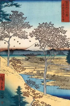 Boutiques de musées Panneaux Acryliques|Toiles Sans Cadre-Paysage avec érables en automne, 1797-1858 (panneaux acryliques)