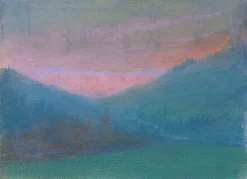 Boutiques de musées Toiles Sans Cadre|Affiches D'Art Encadrées-Paysage de montagne au soleil couchant (toiles sans cadre)