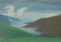 Boutiques de musées Panneaux Acryliques|Toiles Sans Cadre-Paysage de montagne avec mer de nuages (panneaux acryliques)